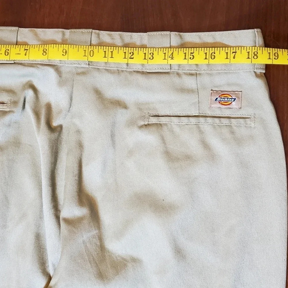 Dickies Original 874 Tan‎ Distressed Work Pants Size 38 x 32 - Picture 8 of 9